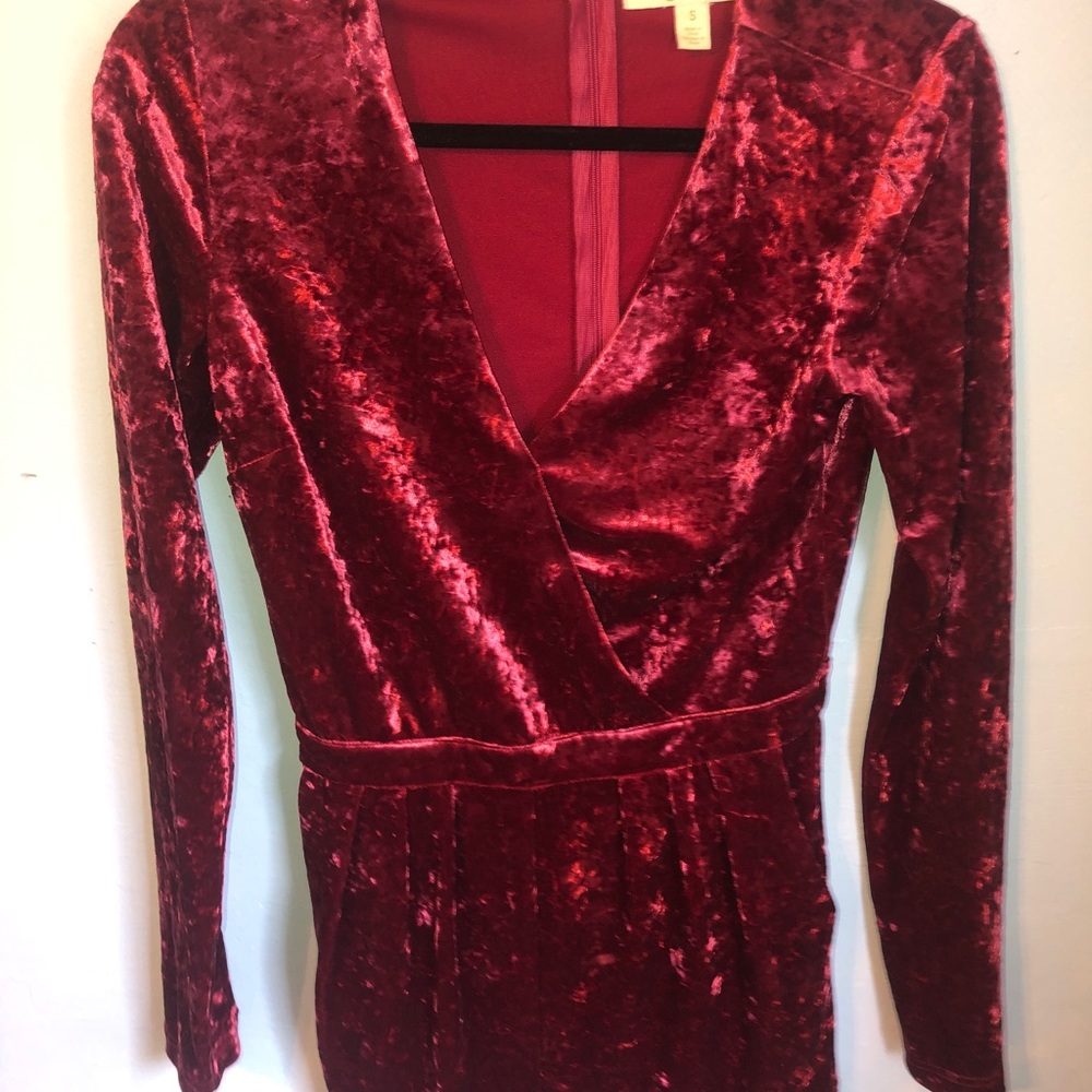 Urban outfitters red romper
